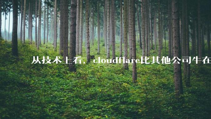 从技术上看，cloudflare比其他公司牛在哪儿？