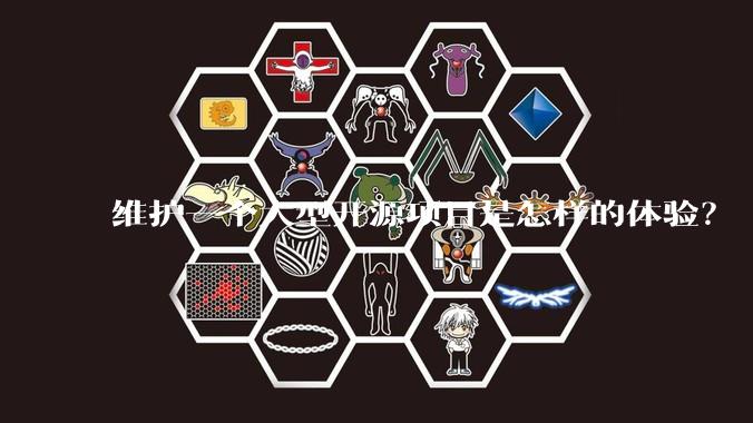 维护一个大型开源项目是怎样的体验？